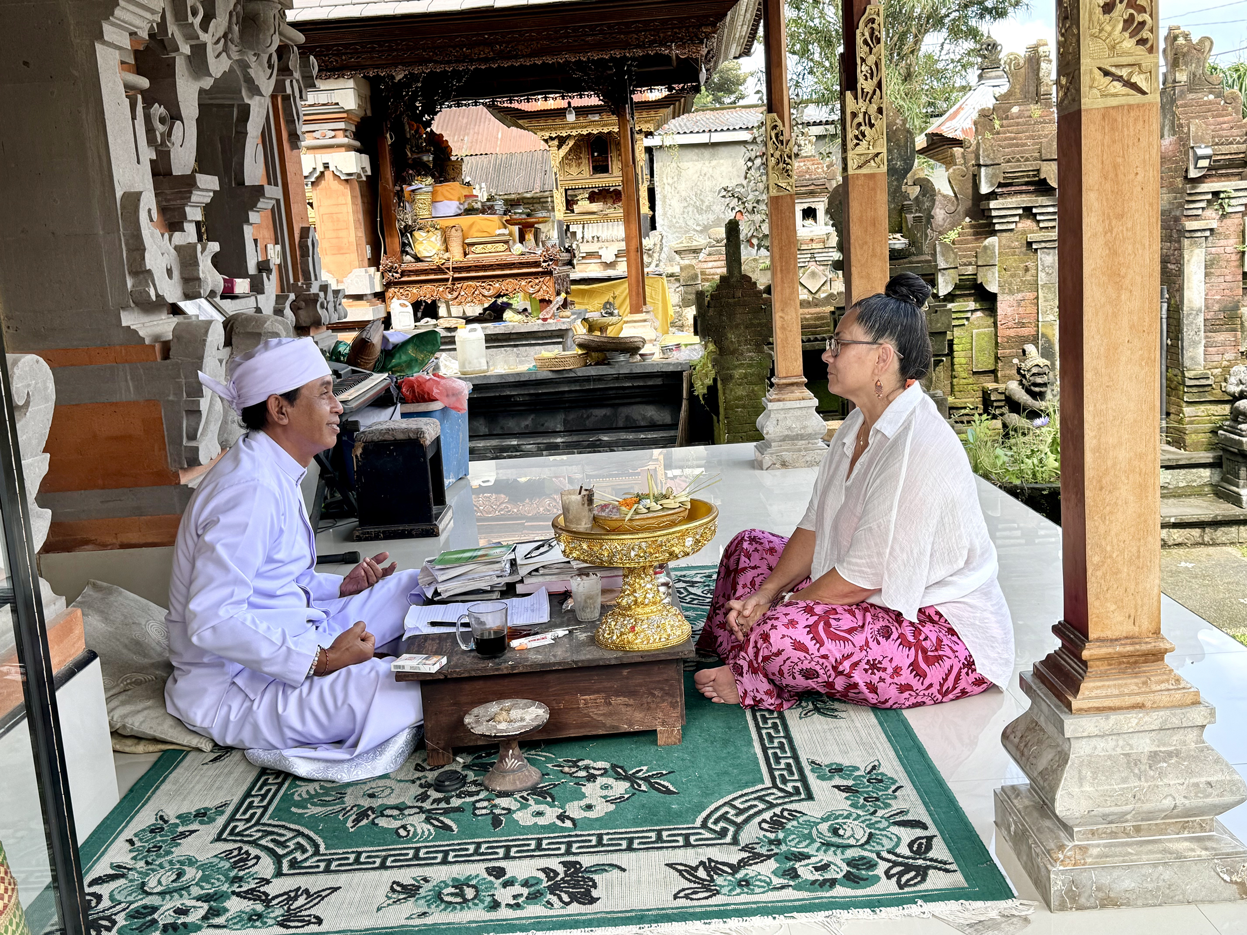 Getting a reading from a Shaman